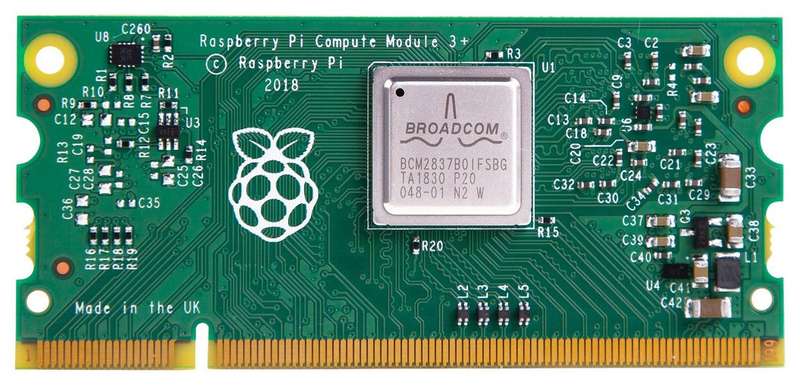 Raspberry Pi CM3+/8GB Single Board Computer, Compute Module 3 +