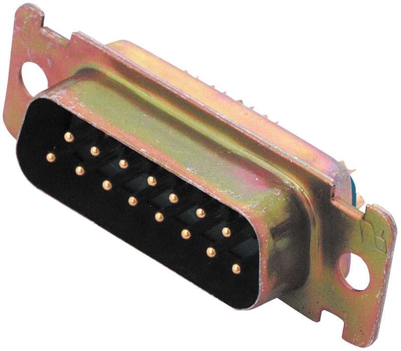 Cinch Connectivity (DA15P) D Sub Connector, DB15, Standard, Plug