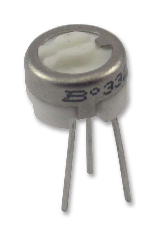 Bourns (3329H-1-104LF) Trimpot, Single Turn, Cermet, Top Adjust, 100 kohm