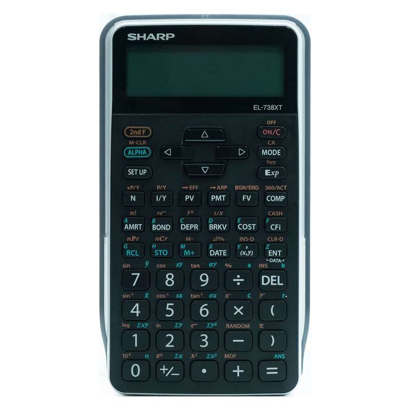 Sharp - EL-738XTB Business and Financial Calculator