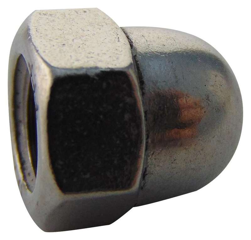 TR Fastenings (M8- DNA2-S25-) Nut, Dome, M8, Stainless Steel, 25 Pack