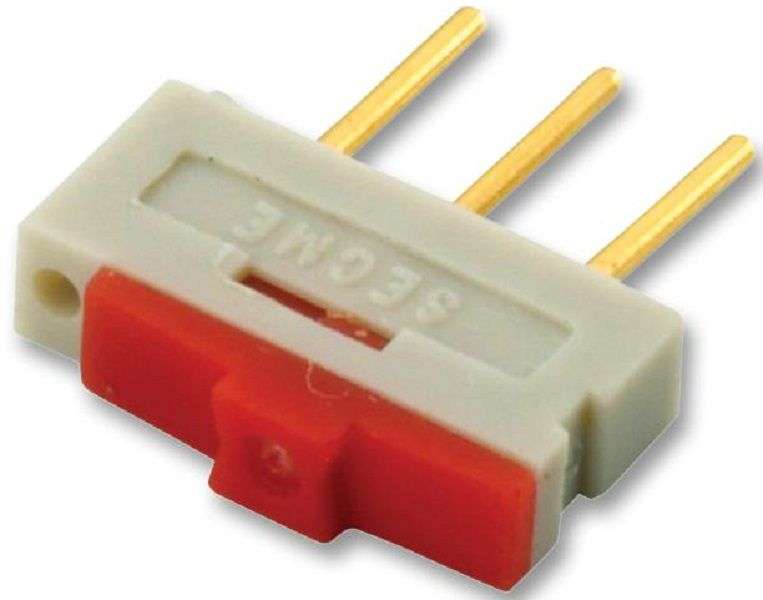 Eoz (09.03201.02) Slide Switch, SPDT, On-On, Through Hole, 1K2, 500 mA