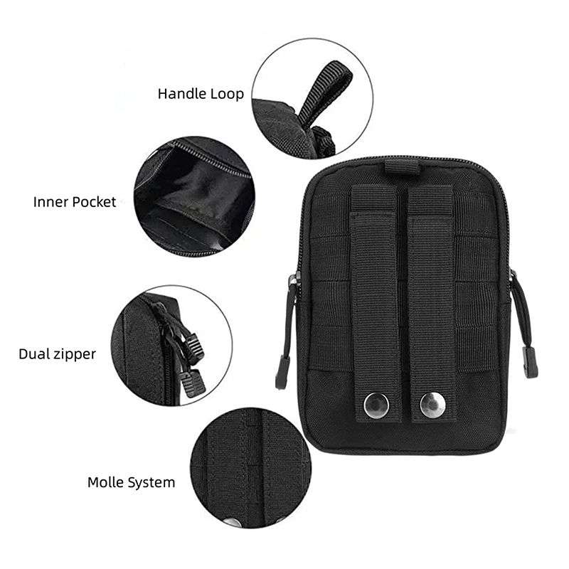 Outdoor Tactical Military Camouflage Waist Bag Portable Fanny Pack - Jungle