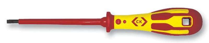 CK Tools (T49144-040) Screwdriver, Slotted, VDE, 100mm Blade, 4mm Tip