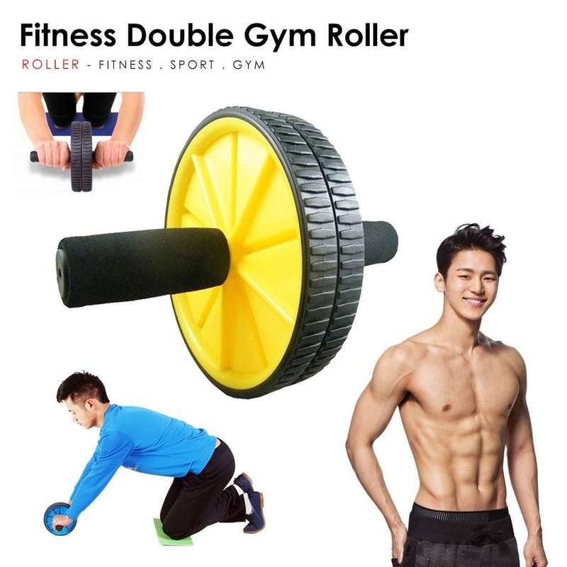 Dual Wheel Ab Roller, Abdominal Trainer