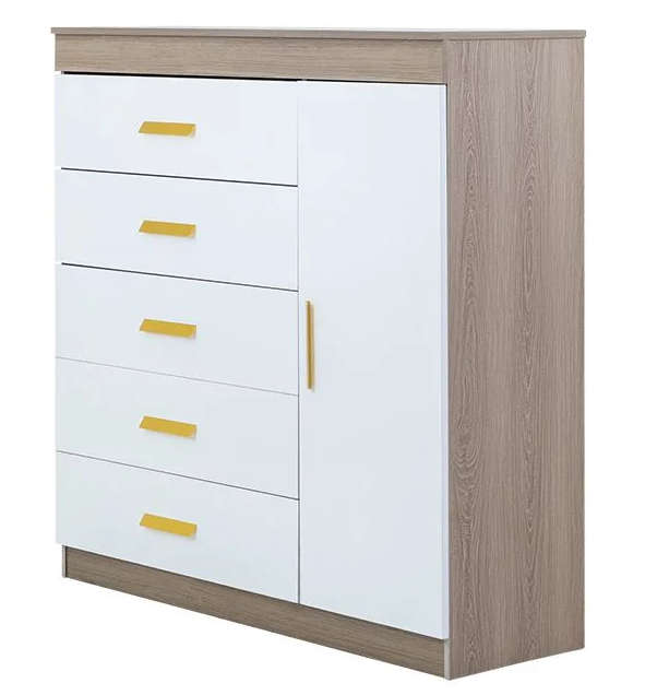 Mini Rome / Chest of drawers  5 Drawers - oak