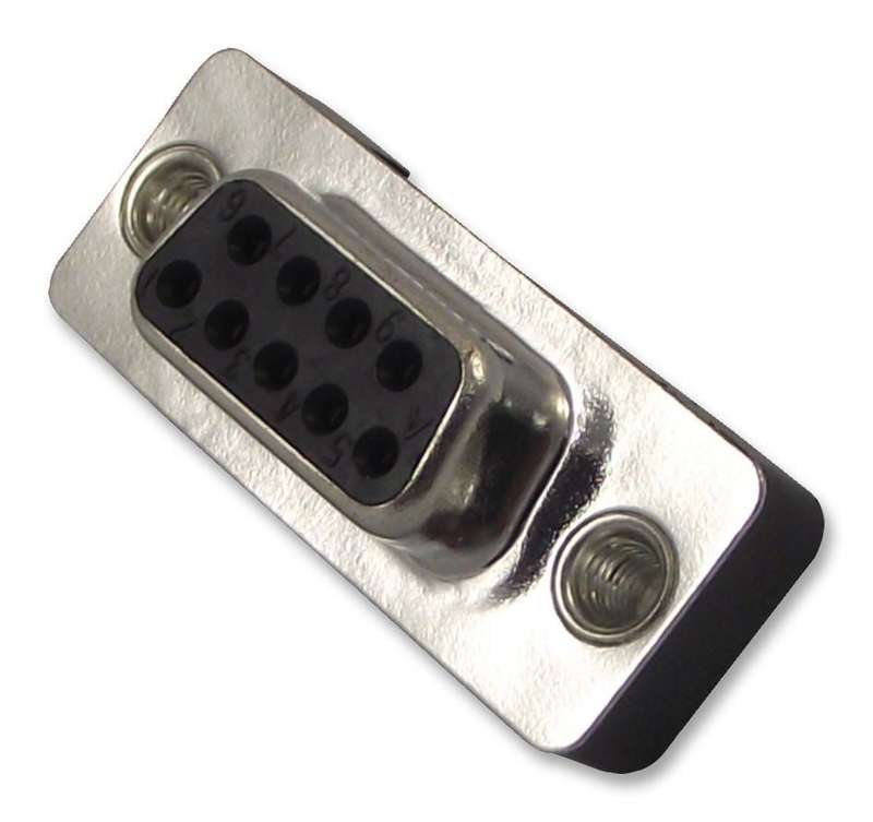 Amphenol (L77TSEG09SOL2RM5) D Sub Connector, DB9, Standard, Receptacle