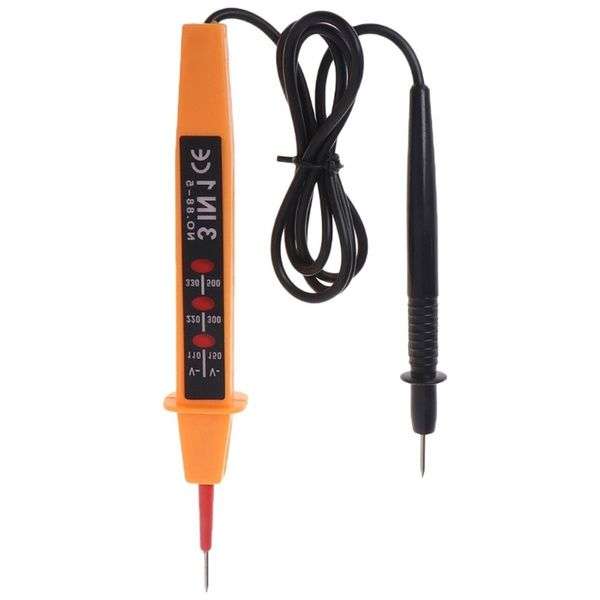 AC and DC Voltage Tester - 3-In-1 Voltage Detector Tester 110-380V 110-150V / 220-300V / 380-500V