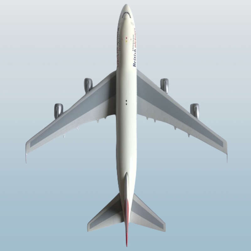 1:400 Scale, British Airways(British Air tours), Boeing 747, Display Model.