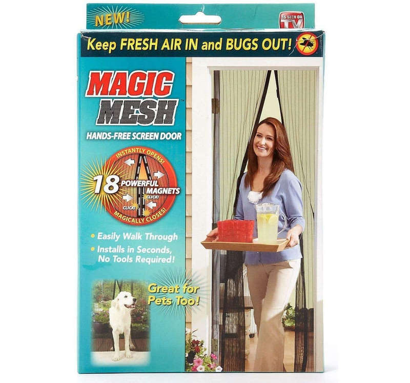 Magic Mesh  Hands Free Magnetic Screen Door