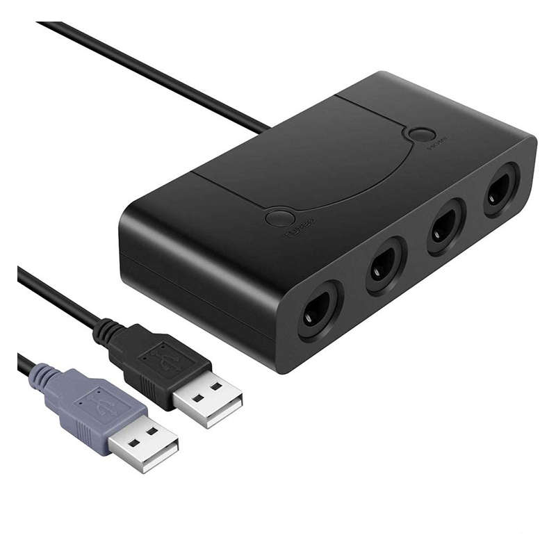 GameCube Controllers Adapter for Wii U, PC USB and Switch