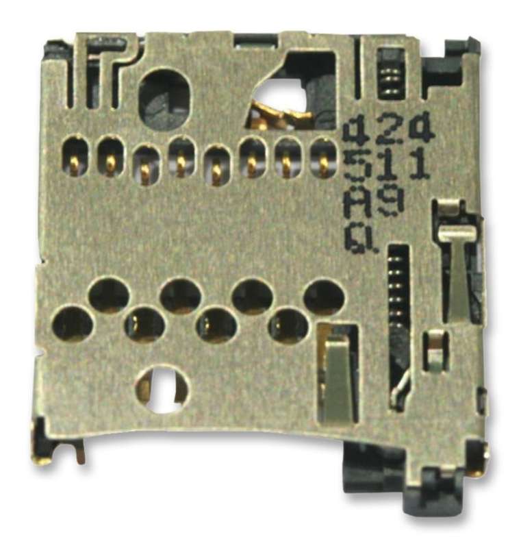 TE Connectivity (2201778-1) Memory Card Connector, MicroSD, Push-Push