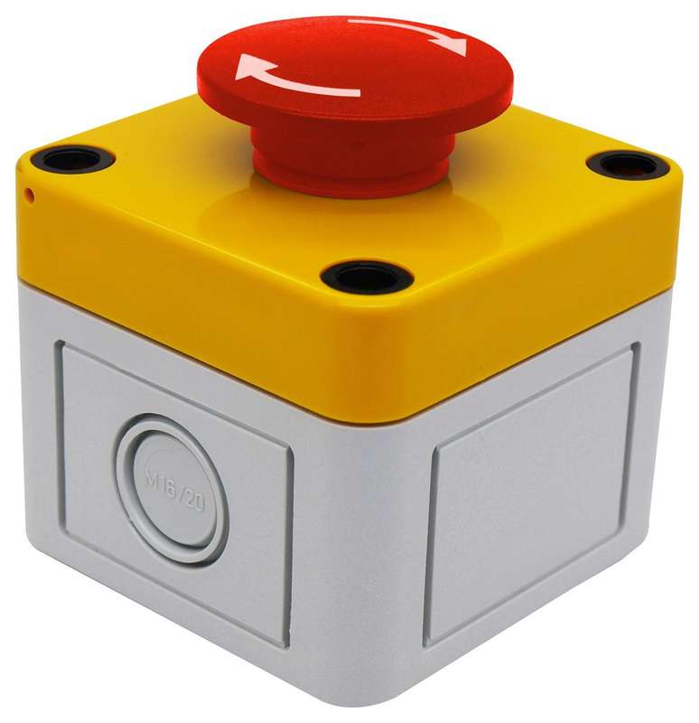 Apem (A01MXBSP3+A0152B+FM2+PEA01) Industrial Pushbutton Switch, 16 mm