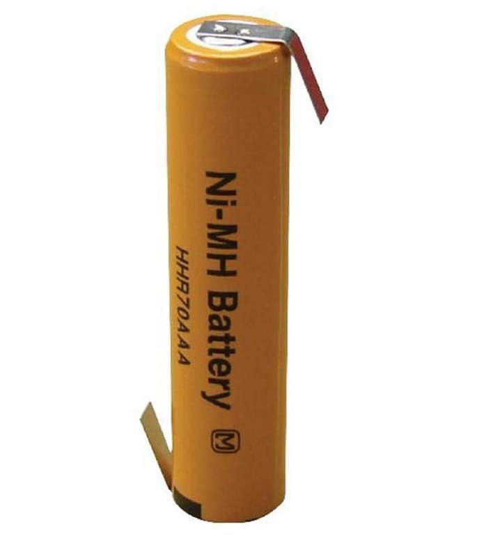 Panasonic HHR-70AAA-1Z Rechargeable Battery, Single Cell, 1.2 V, AAA