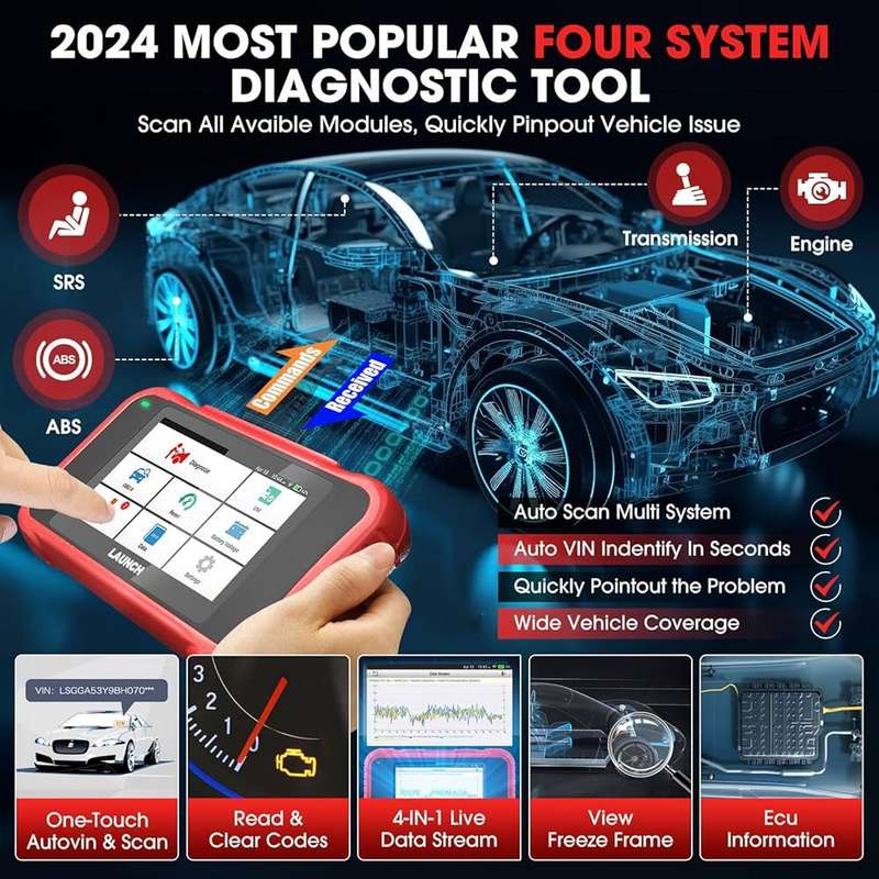 Launch CRP129E V2 Elite Full OBD2 Diagnostic Scan Tool