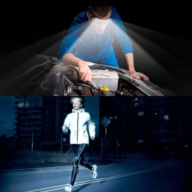 All pespective Induction Rechargeable Headlamp