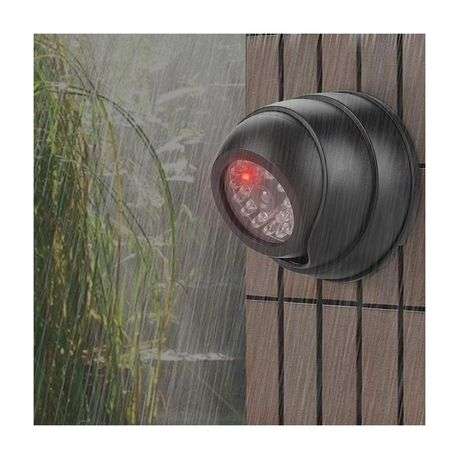 Dummy Surveillance Camera with LED Light