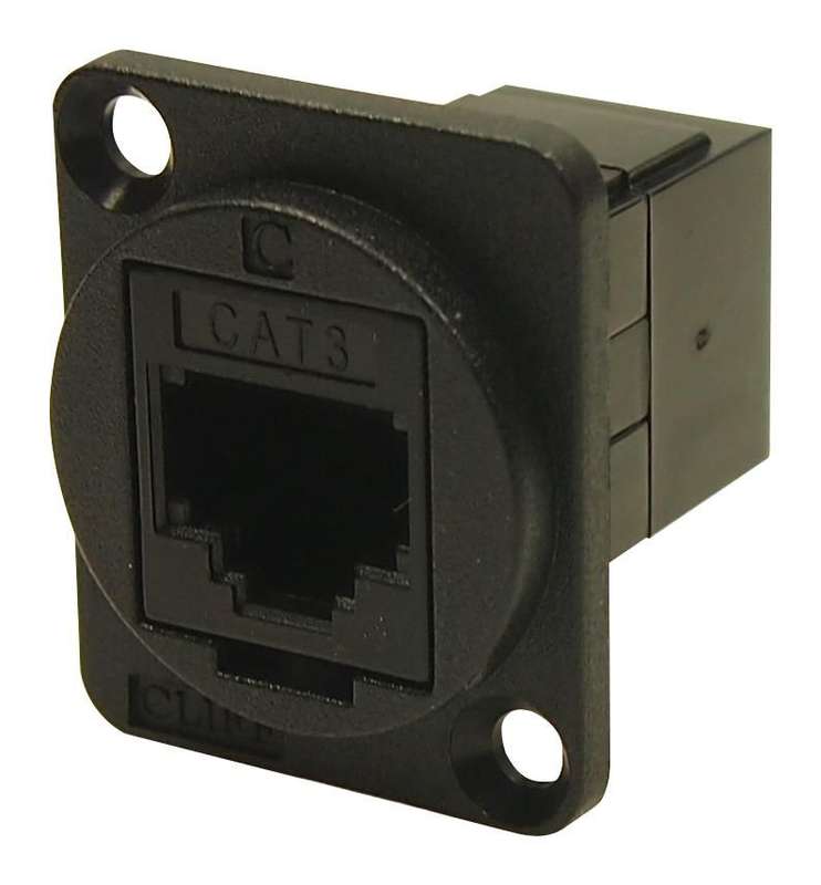 Cliff Electronic Components (CP30223X) In-Line Adapter, Cat3, RJ11, RJ11