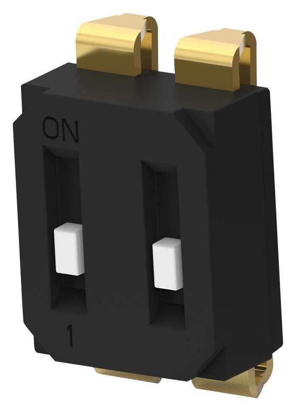 Alcoswitch (EDS02SNRNTR04Q) DIP / SIP Switch, SPST, 24 V, 25 mA
