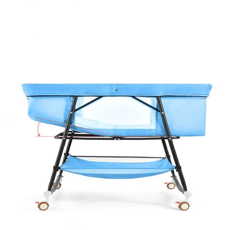 Baby Cradle Swing Crib (blue)