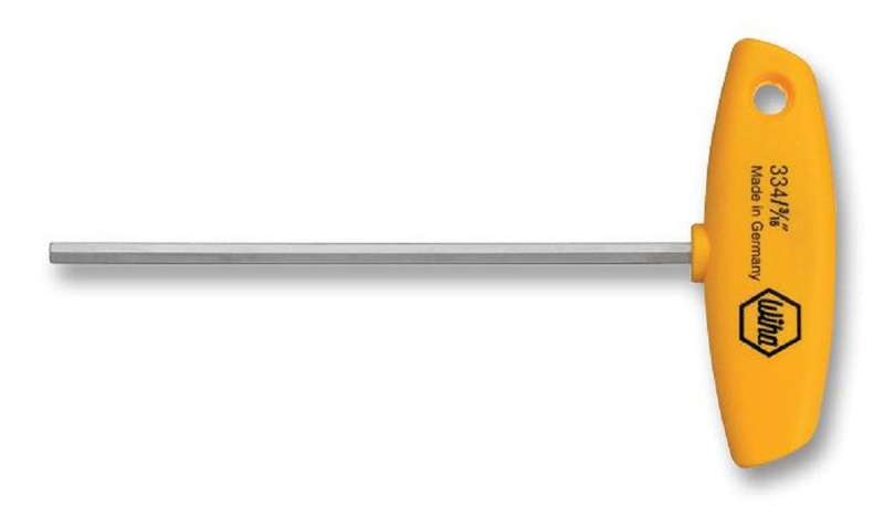 Wiha (334-53) Screwdriver, Hex, T Handle, 3/32 " Tip Size, 182mm Length