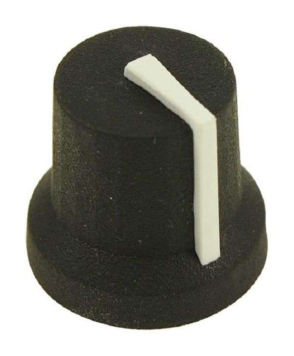 Multicomp Pro (MC170841CR) Knob, Splined Shaft, 6 mm, Rubber