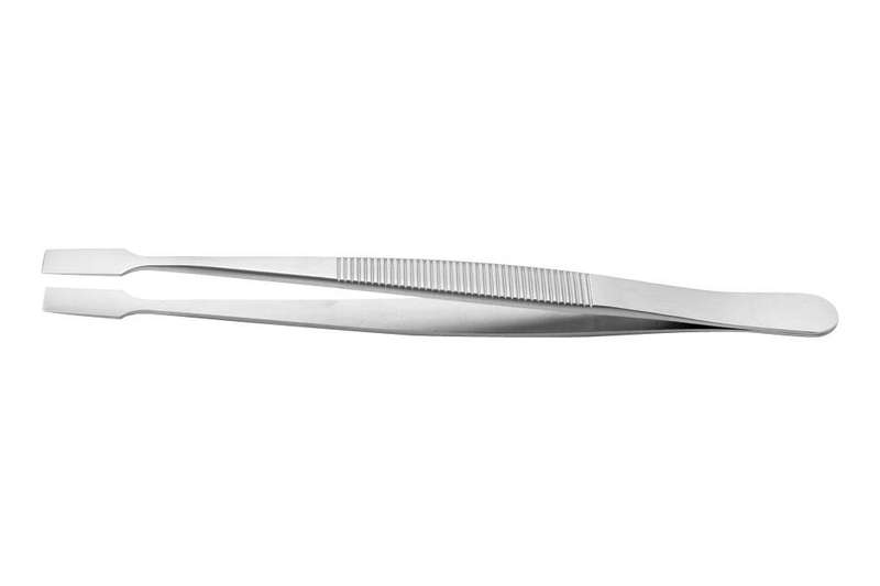 Ideal-Tek (34A.SA) Tweezer, Precision, Straight, Flat, Stainless Steel