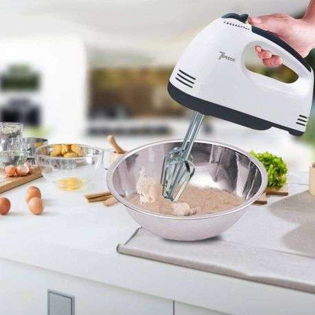 Scarlet Powerful 260 Watt Motor | Variable 7 Speed Control Electric Beater For Whipping Cream & Cake