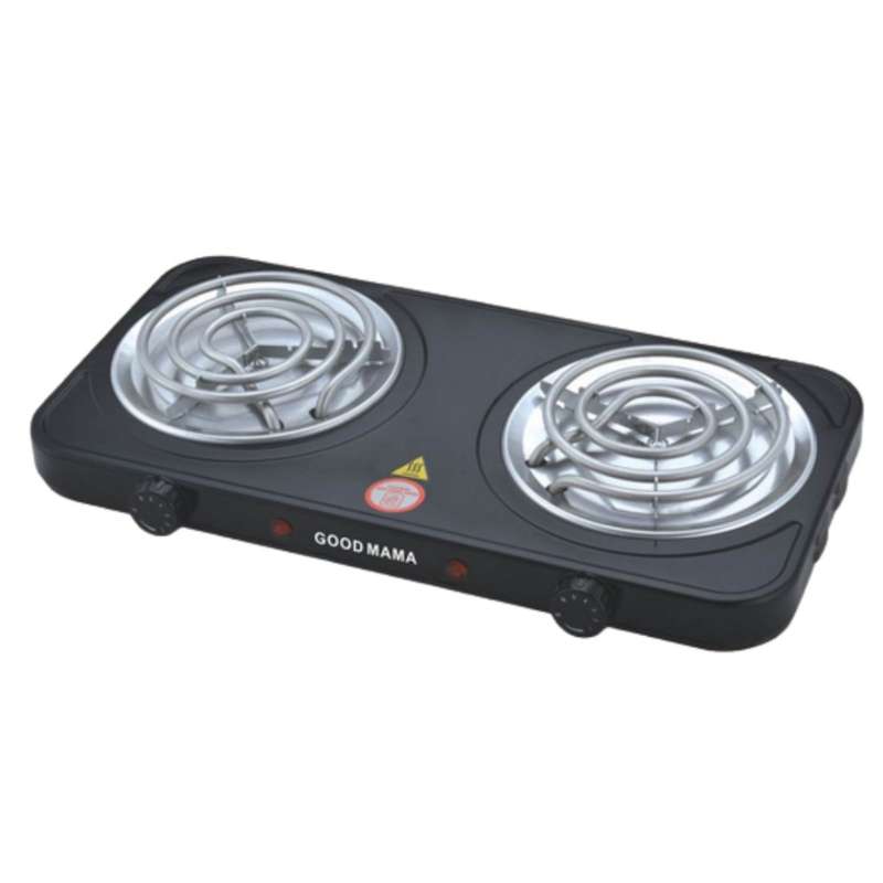 2 Plate Spiral Electric Stove [Good Mama]