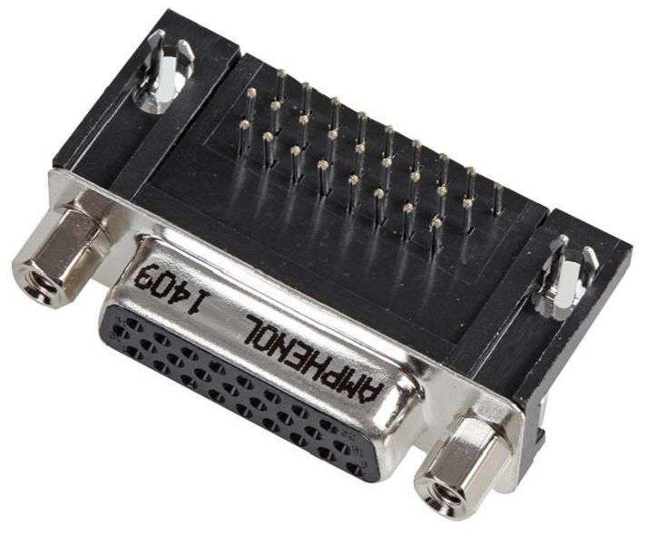 Amphenol (L77HDA26SD1CH4F) D Sub Connector, High Density, Receptacle