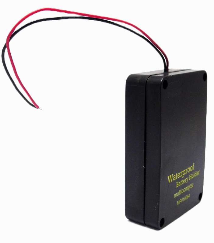 Multicomp Pro (MP010064) Battery Holder - 3xAA Size, 152mm, Screw, IP65
