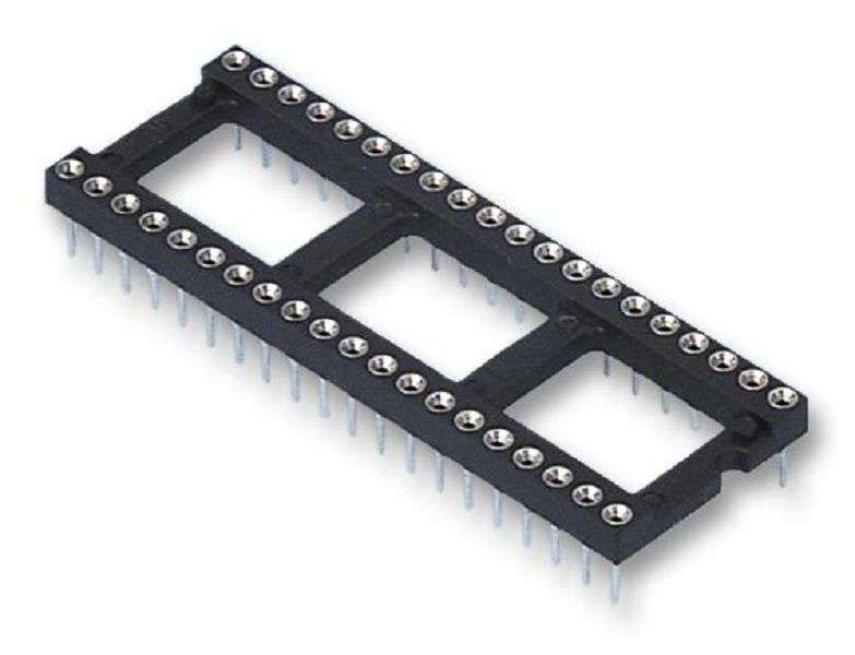 Harwin (D2808-42) IC & Component Socket, 8 Contacts, DIP Socket, 2.54 mm