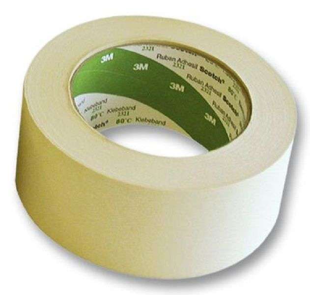 3 M - Masking Tape, Paper, White, 48 mm x 50 m