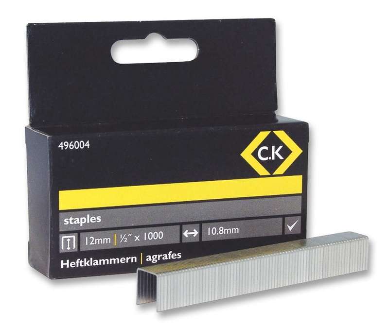 CK Tools (496004) Pack of 1000 Heavy Duty 10.5 x 12mm Staples