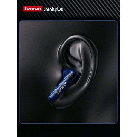 LENOVO - LP15 - LED Display Earbuds With Bluetooth 5.3 Connectivity - Blue