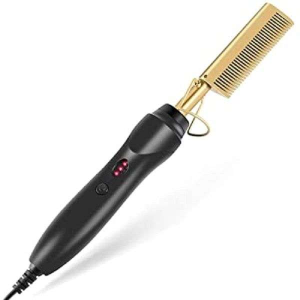 ot Comb - Electric Straightening Hot Comb for Hair and Wigs