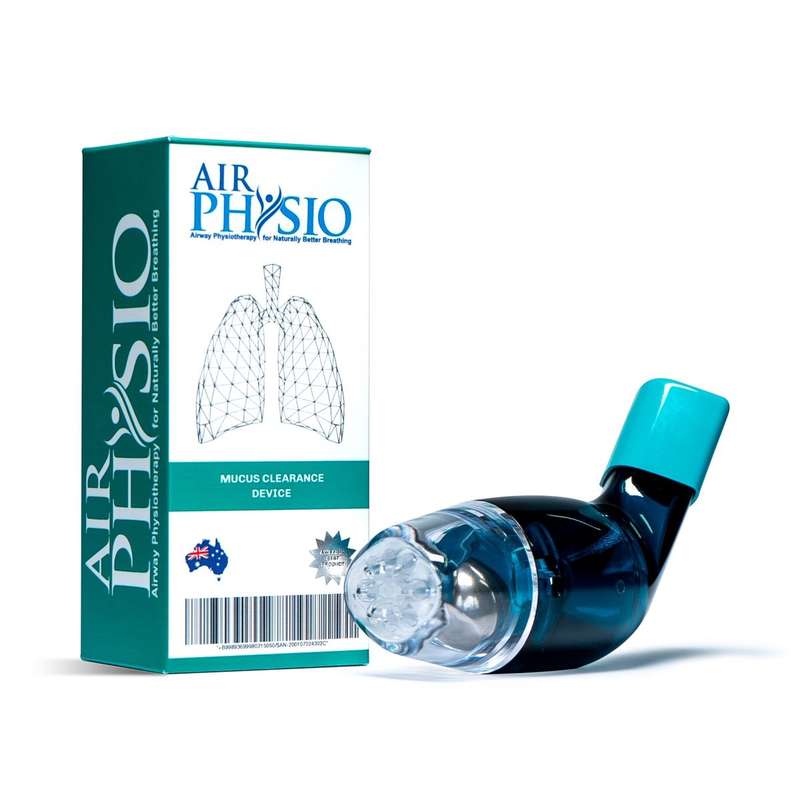 Air Physio Mucus Clearance Device & Natural Breathing Aid for Lung Health Respirator Aid