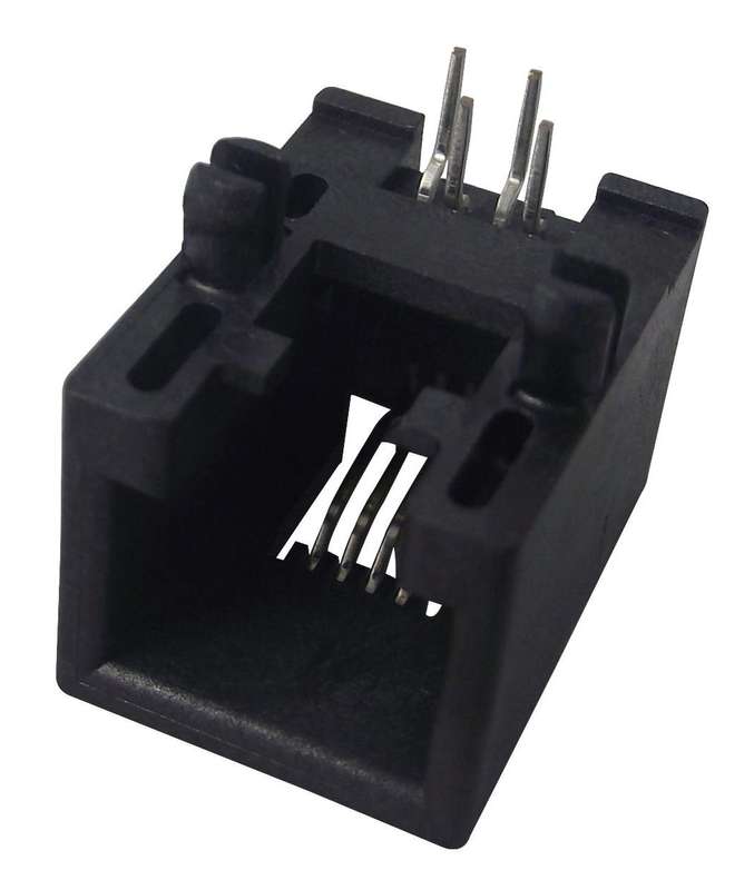 Molex (95501-2641) Modular Connector, Modular Jack, 1 x 1 (Port), 6P4C