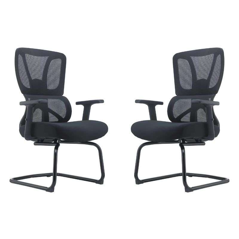 Set of 2 Modern Mesh Visitor Office Chairs D2308