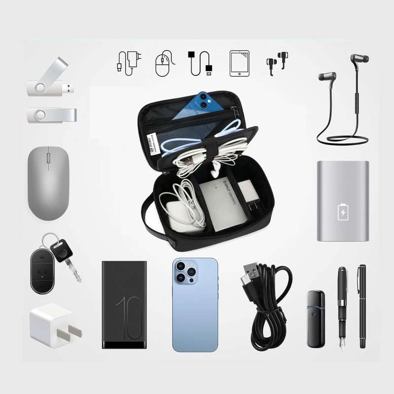 Poso Travler Electronics Storage Bag - Blue