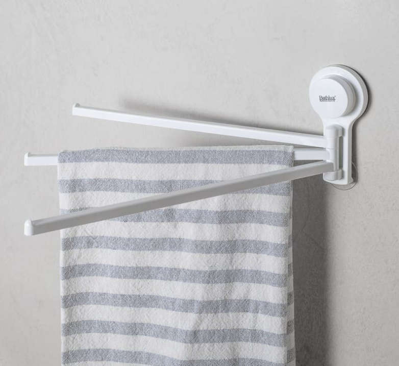 Bathlux Multi Towel Hanger - Suction With Suction Cup-30146