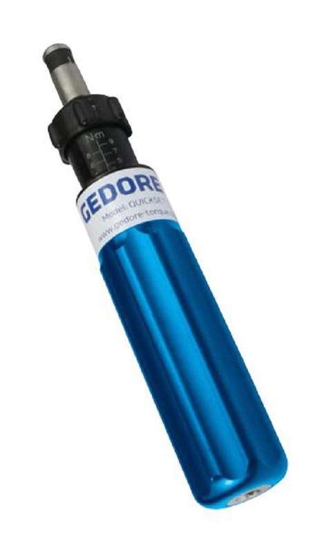 Gedore (016500) Torque, Screwdriver, Preset, 0.25" Drive, 1N-m to 6N-m