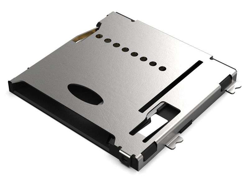 Gct (MEM2075-00-140-01-A) Memory Card Connector, MicroSD, Push-Push