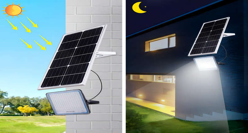 Jortan 800W LED Solar Ceiling Light With Solar