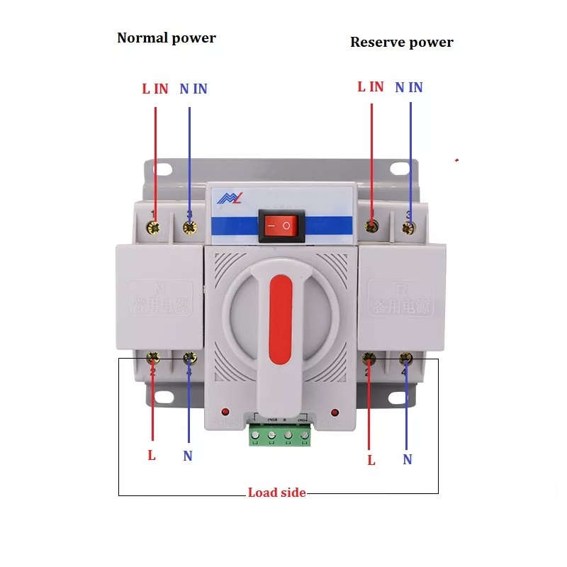 230V Portable High-Performance Dual Power Automatic Transfer Switch Q-KG630