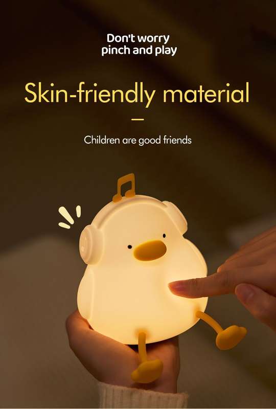 Enjoy Duck Rechargeable Dimmable Night Light Lamp with Timer