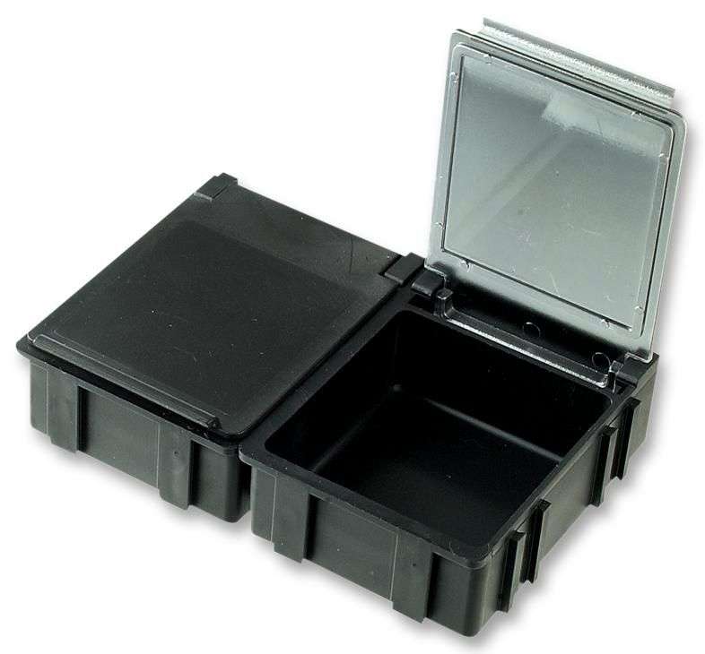(SMD-BOX N3-6-6-10-1 LS) SMD Box, Dissipative Plastic, Conductive