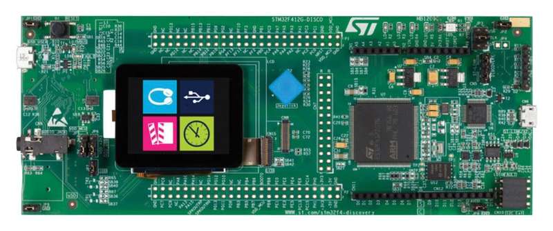 STMicroelectronics (STM32F412G-DISCO) Development Kit, STM32F412ZG MCU