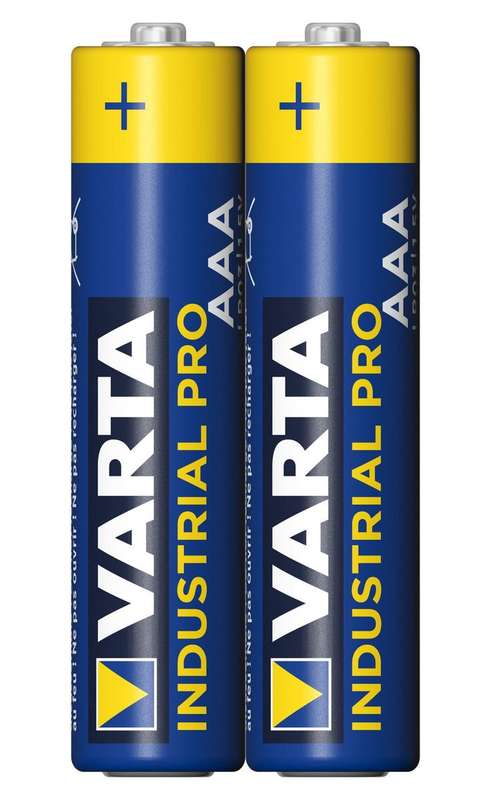 Varta ( 4003211302) Battery, 1.5 V, AAA, Alkaline, 1.25 Ah, 10.5 mm