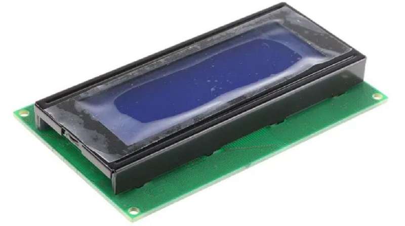 Midas (MC42005A6W-BNMLW-V2) Alphanumeric LCD, White on Blue, 5V